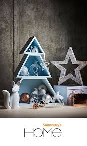 Looking For A Stylish Way To Decorate Your Home This Christmas The Sainsbury S Home Snowdrift Col Copper Christmas Copper Christmas Table Chritmas Decorations