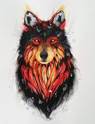 Vlche Izkustvo 25 Kartini Wolf Art Print Animal Art Art