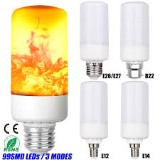 Decorative Light Bulb Flame Light Bulbs 99leds 3 Modes Led Flickering Flame Led Bulb Flame Light Bulbs E26 E27 B22 E12 E14 D20 Aliexpress Com Imall Com