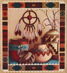 In some native american cultures, a dreamcatcher is a handmade willow hoop, on which is woven a net or web. South Western Indian Lone Wolf Cross Stitch Patterns Look