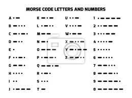 While it might not always seem like it, your local auto parts store is a pretty amazi. International Morse Code Alphabet With Numbers Fototapete Fototapeten Bindestrich Morse Code Telegrafie Myloview De