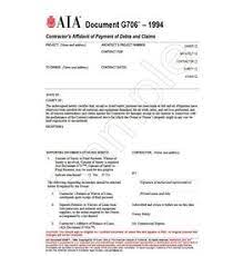 Aia g contractor´s affidavit of payment of debts and claims. Aia Contract Documents Aia Bookstore