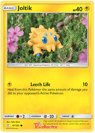 Joltik 47 union de aliados. Joltik Team Up 47 Pokemon Card
