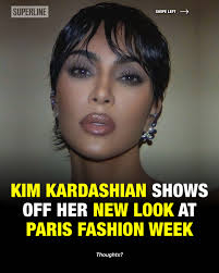 Kim's new look at PFW 👀 ⁠ ⁠ via @kimkardashian