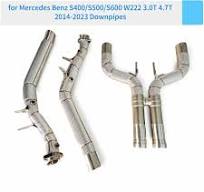 Downpipes for Mercedes Benz S400/S500/S600 W222 3.0T 4.7T 2014-2023 Upgrade  Stainless Steel Exhaust Pipes Factory Direct Sales