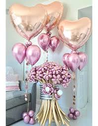 Flowers in balloons with lights. Big Flower Balloon Bouquet Gift Shop New Jersey Globosworld