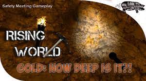 Today cj joins me on rising world and we try out the ore detector to see if we can find some gold. Rising World Tutorial How Deep Is Gold Anyway And Other Ores Youtube