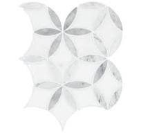 MSI La Fleur 9 in. x 10 in. x 0.31 in. Polished Marble Mesh-Mounted Floor  and Wall Tile (6.2 sq. ft./Case) LAFLEUR-POL8MM - The Home Depot