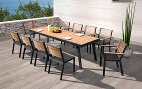 Gestell aus metall, schwarz beschichtet. Baidani Alu Garten Xxl Sitzgruppe Leros Baidani Shop