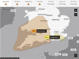 Is an urgent message that severe weather is either occurring or will occur. Met Office Heat Warning First Ever Extreme Heat Alert Issued For Swathes Of Uk Forecast Weather News Express Co Uk