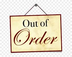 An out of order sign available as easy to print pdf file. Out Of Order Clipart Printable Out Of Order Sign Free Transparent Png Clipart Images Download