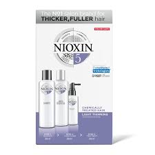 Nioxin products are ideal for those who are experiencing hair thinning or hair loss. Nioxin System 5 For Chemically Treated With Light Thinning Hair Trial Kit Hair Treatments Sally Beauty