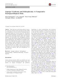 Asperger syndrome is a term applied to a condition characterized by persistent impairment in social interactions and by repetitive behavior patterns and restricted interests. Pdf Asperger Syndrome And Schizophrenia A Comparative Neuropsychological Study