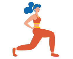 la ragazza fa gli squat. giovane bella donna atletica facendo affondi su  una gamba. fitness, esercizio aerobico e allenamento in palestra. 2412768  Arte vettoriale a Vecteezy