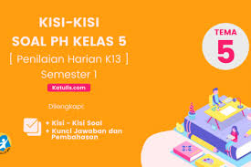 Oleh diposting pada maret 22, 2021. Kisi Kisi Soal Ph Kelas 5 Tema 5 K13 Revisi 2020 Katulis