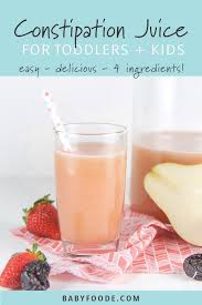 Five healthy prune juice smoothie. Homemade Constipation Juice For Toddlers Kids That They Will Love To Drink Baby Foode