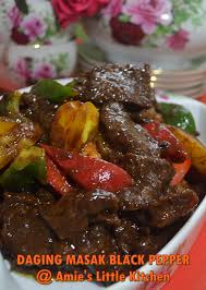 Resep daging bumbu abing yang legit gurih. Amie S Little Kitchen Daging Masak Black Pepper