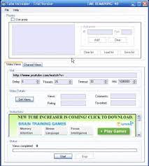 Instant and free youtube views from real people to your now more and more people views to my channel everyday. Tube Increaser Download With Tube Increaser You Can Add More Views To Your Youtube Videos With A Proxy
