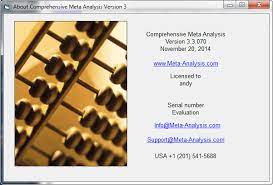 Work with a spreadsheet interface; Comprehensive Meta Analysis Download An Indispensable Tool For Efficient Problem Solving In Meta Analyses