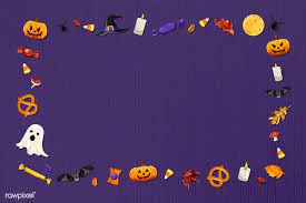 You can send the image you want,i do it for you,or you can send your own image,i print it for you. Halloween Elements Frame On Purple Background Vector Free Image By Rawpixel Com Aew Halloween Illustration Purple Backgrounds Vector Free