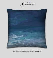 Teal Gray Navy Blue Decorative Pillows For Bed Decor Covers Large Couch Pillows Set Or Big Outdoor Pillows In 2020 Couch Pillow Sets Teal Pillows Decorative Bed Pillows Decorative