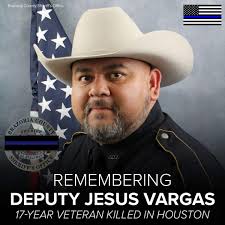 Please pray for Deputy Jesus Vargas family, friends and  coworkers.🙏🏽🙏🏽🙏🏽💙🇺🇸 We are deeply saddened to share the loss of  Deputy Jesus Vargas, who faithfully served the Brazoria County Sheriff's  Office for 17
