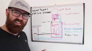Two black or hot wires, and the earth cable. Light Switch Wiring Diagram Youtube