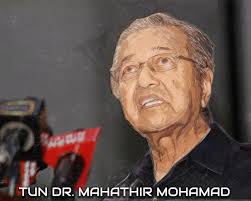 Tun Dr Mahathir Mohamad Prime Minister Of Malaysia Mahathir Mohamad Potrait Learning Process