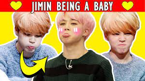 Bts Jimin Being A Cute Baby Bangtan Boys Youtube