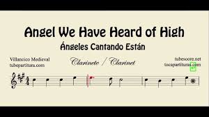 Diegosax Angel We Have Heard Of High Partitura De Flauta Violin Saxofon Alto Trompeta Viola Oboe Clarinete Saxo Tenor Soprano Sax Trombon Fliscorno Violonchelo Fagot Baritono Bombardino Trompa Tuba Elicon Y Corno diegosax angel we have heard of high