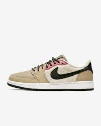 Nike Air Jordan 1 Low White Pink And Black Trainers Air Jordan 1 Retro Low Og Women S Shoe Leather Shoes Woman Nike Shoes Women Air Jordans