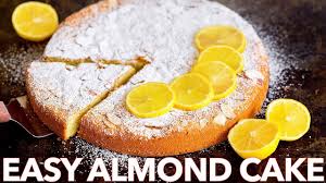 Check out how to bake almonds on top10answers.com. Almond Cake Recipe Video Natashaskitchen Com