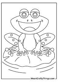 These alphabet coloring sheets will help little ones identify uppercase and lowercase versions of each letter. Frog Coloring Pages Updated 2021