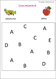 Includes tracing and printing letters, matching uppercase and lowercase letters, alphabetical order, word searches and other. Circle The Letter A Estudynotes