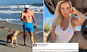 Paige renee spiranac (born march 26, 1993) is an american social media personality and briefly a professional golfer. Hot Female Golfer Paige Spiranac Weighs In On That Jaw Dropping Picture Of Greg Norman 65 At Beach Daily Mail Online