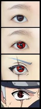 Kakashi Hatake Sharingan Contact Lenses It's not like he's saving chakra or anything because his sharingan is stuck in the on mode all the time. kakashi hatake sharingan contact lenses