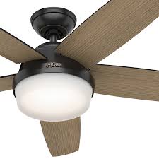 First, turn off the power to your fan at the circuit breaker in your outlet box. Hunter Fan 52 Inch Contemporary Matte Black Indoor Ceiling Fan With Light Kit And Remote Control Certified Refurbished