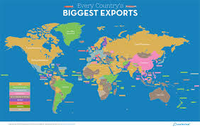 This Giant Map Shows The Top Export Of Every Country