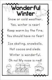 Poems About Weather And Seasons Preschool Songs Kindergarten Songs Weather Poem