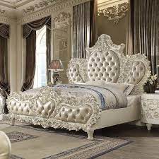 Major Q Luxurious Traditional Style Eastern King Size Bed In White King Bedroom Sets Eastern King Bed Luxurious Bedrooms