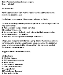Apa Saja Tugas Dan Siapa Saja Anggota Panitia Sembilan Brainly Co Id