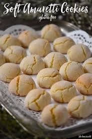 Soft Amaretti Cookies Gluten Free Vegetarian Easy Recipe Christmas Cookie Italian Cookie Amaretti Cookies Italian Cookies Italian Cookie Recipes