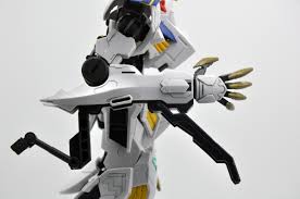 The tail blade is attached with lead wir. Review 1 100 Full Mechanics Gundam Barbatos Lupus Rex Gunpla 101