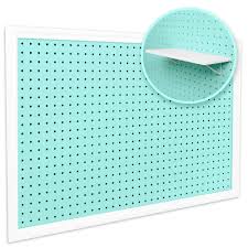 Choose exactly what you need. Pegboard Organizer Craft Peg Board Nursery Storage Pegboard Wall Organizer For Office Fits 1 4 Pegboard Accessories Basket Hooks White Pegboard Shelf Included Mint Aqua Buy Online