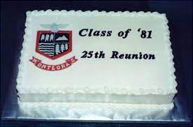 25th Class Reunion Cake Graduation Class Reunion Graduation Cakes Reunion