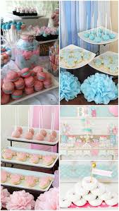 It adds to the theme and makes it for everyone to grab some without having to stick their fingers into a big bowl of it. Baby Gender Reveal Party Food Ideas Gender Reveal Candy Gender Reveal Party Baby Gender Reveal Party