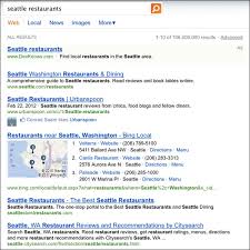 Search for game of thrones. Bing Testing New Google Y Local Search Results