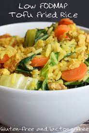 Low Fodmap Tofu Fried Rice Gluten Free Lactose Free Vegan Recipe Fodmap Friendly Recipes Fodmap Recipes Fodmap