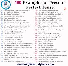 You just have to remember to keep the correct i feel awful at what happened. 100 Sentences Of Present Perfect Tense Examples Of Present Perfect Tense English Study Here