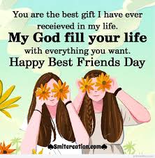A big list of birthday wishes for a best friend. Happy Best Friends Day Wishes Image Smitcreation Com
